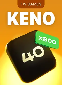 Keno en la estantería de 1win